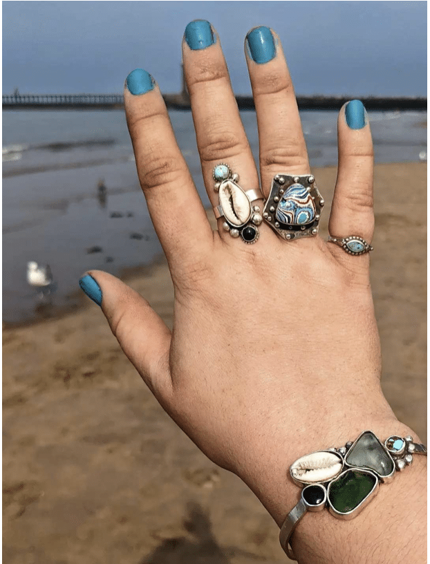 Sea glass collection